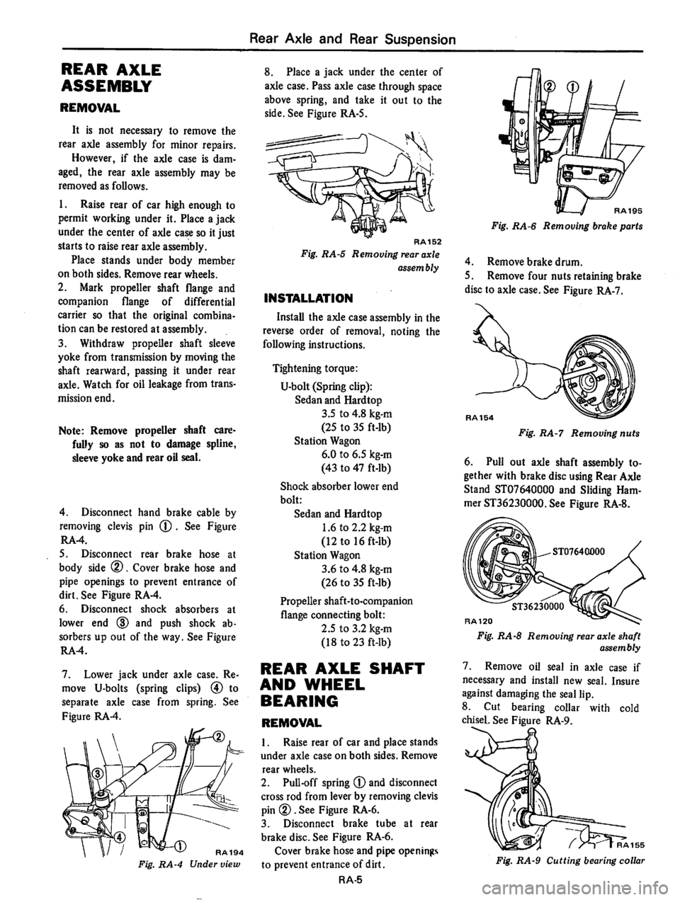 DATSUN 710 1975  Service Manual 