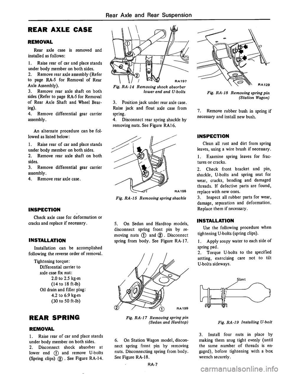 DATSUN 710 1975  Service Manual 