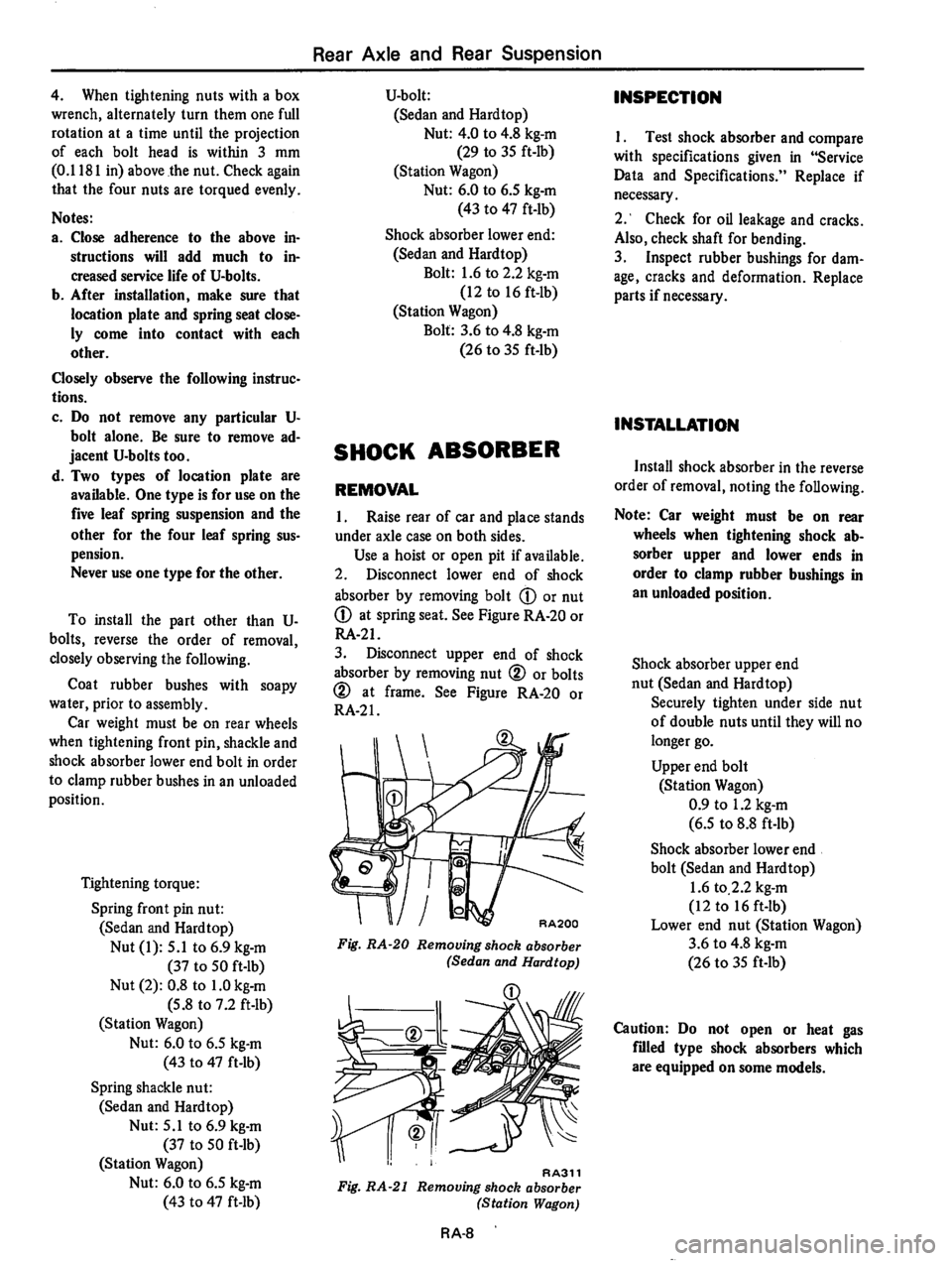 DATSUN 710 1975  Service Manual 