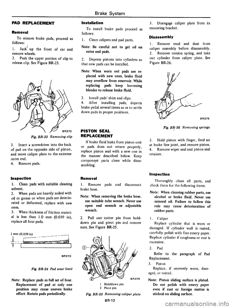 DATSUN 710 1975  Service Manual 