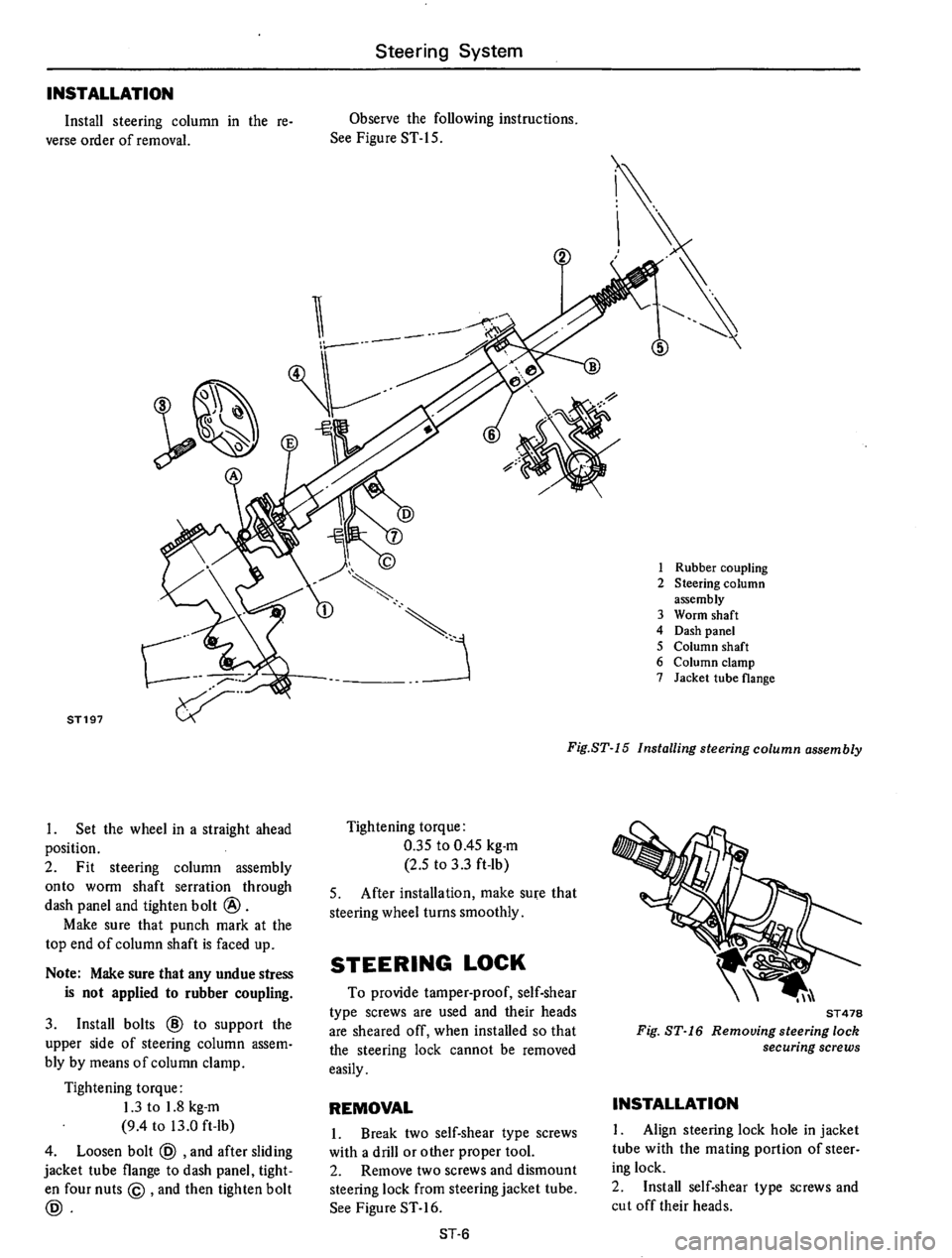 DATSUN 710 1975  Service Manual 