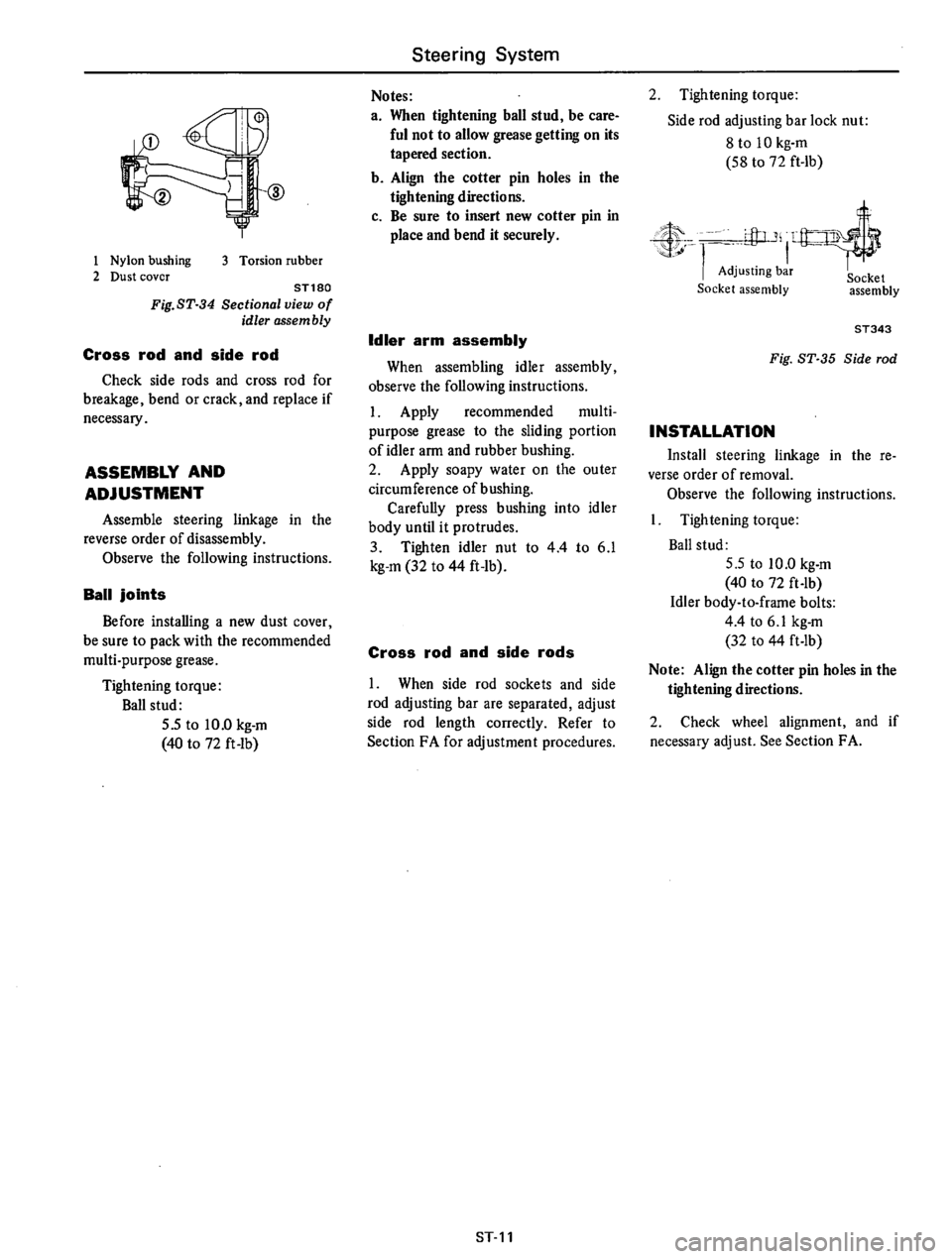 DATSUN 710 1975  Service Manual 
