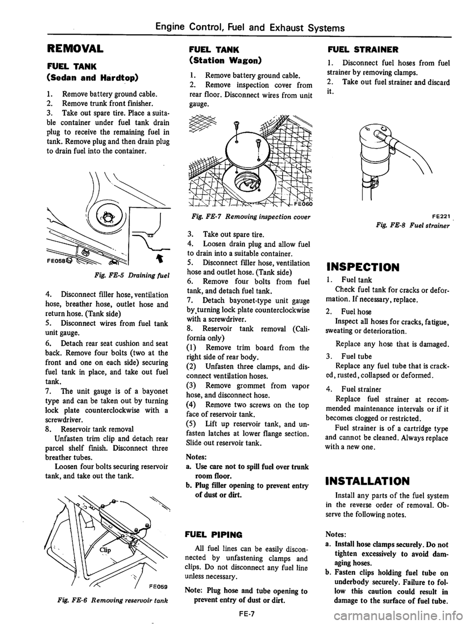 DATSUN 710 1975  Service Manual 