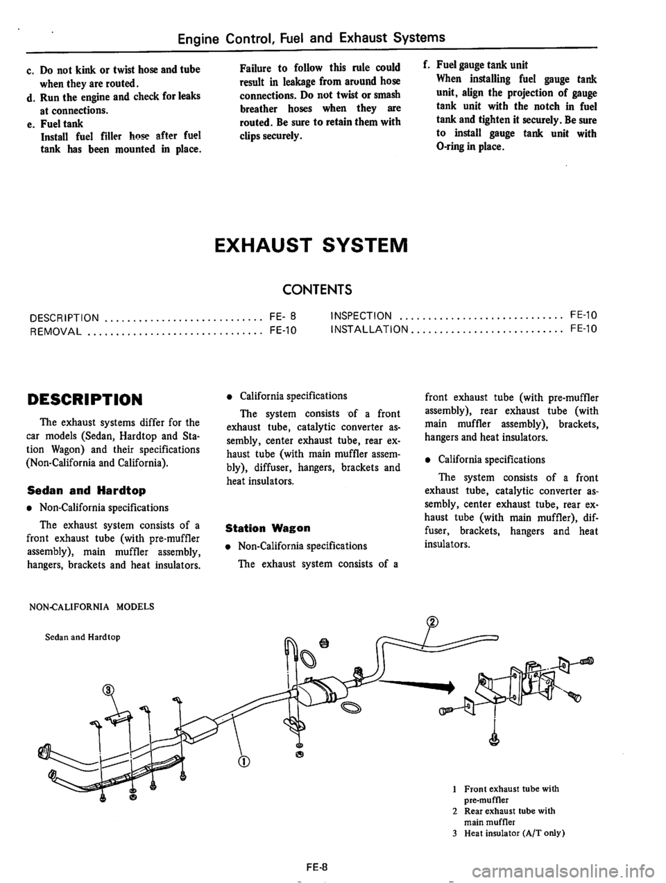 DATSUN 710 1975  Service Manual 