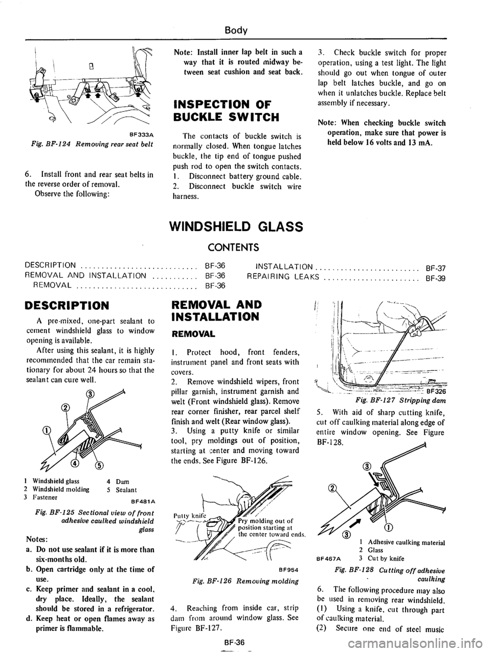 DATSUN 710 1975  Service Manual 