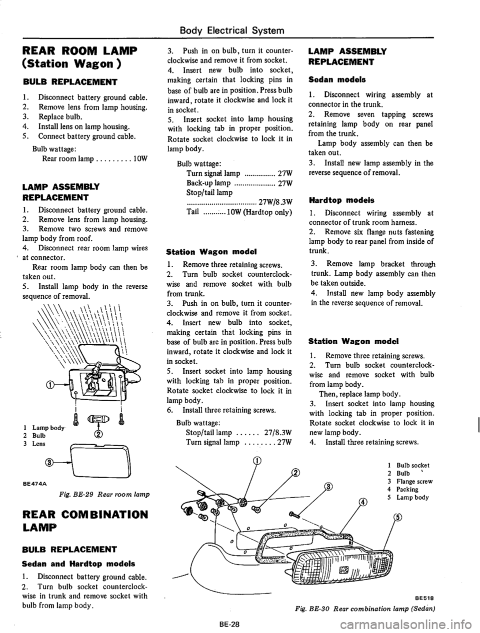 DATSUN 710 1975  Service Manual 