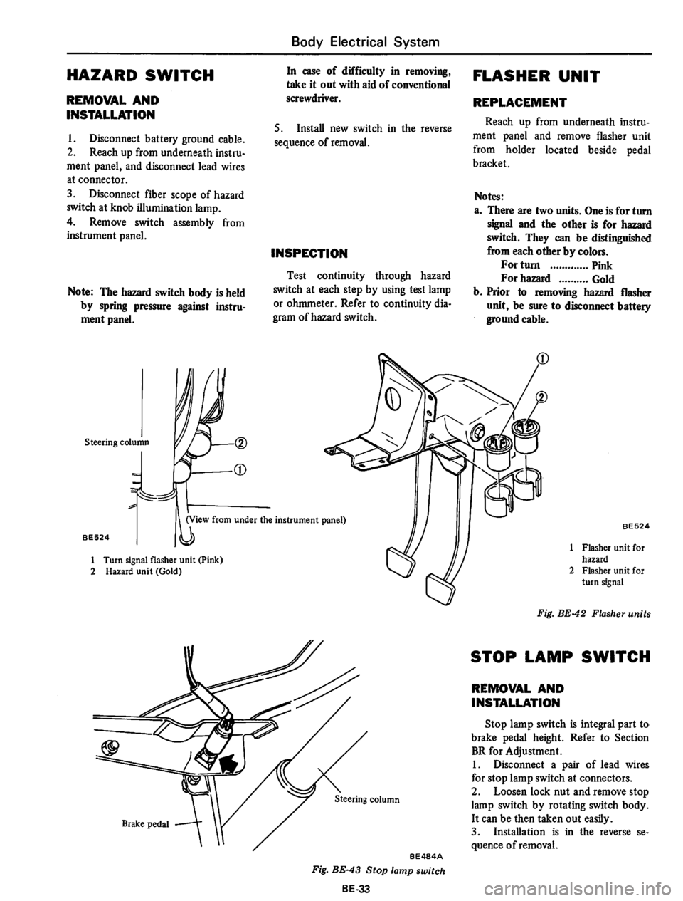 DATSUN 710 1975  Service Manual 