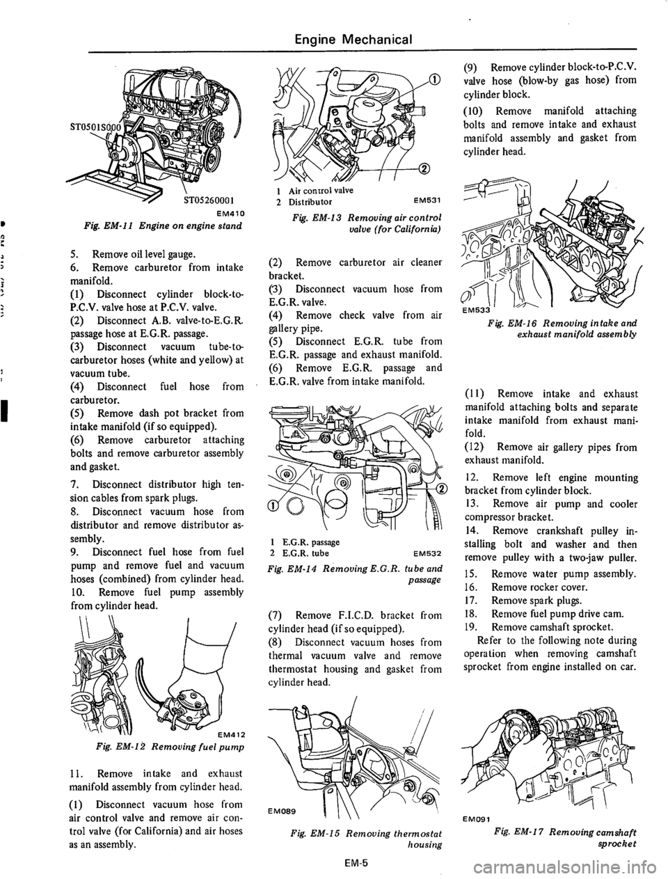DATSUN 710 1975 Workshop Manual 