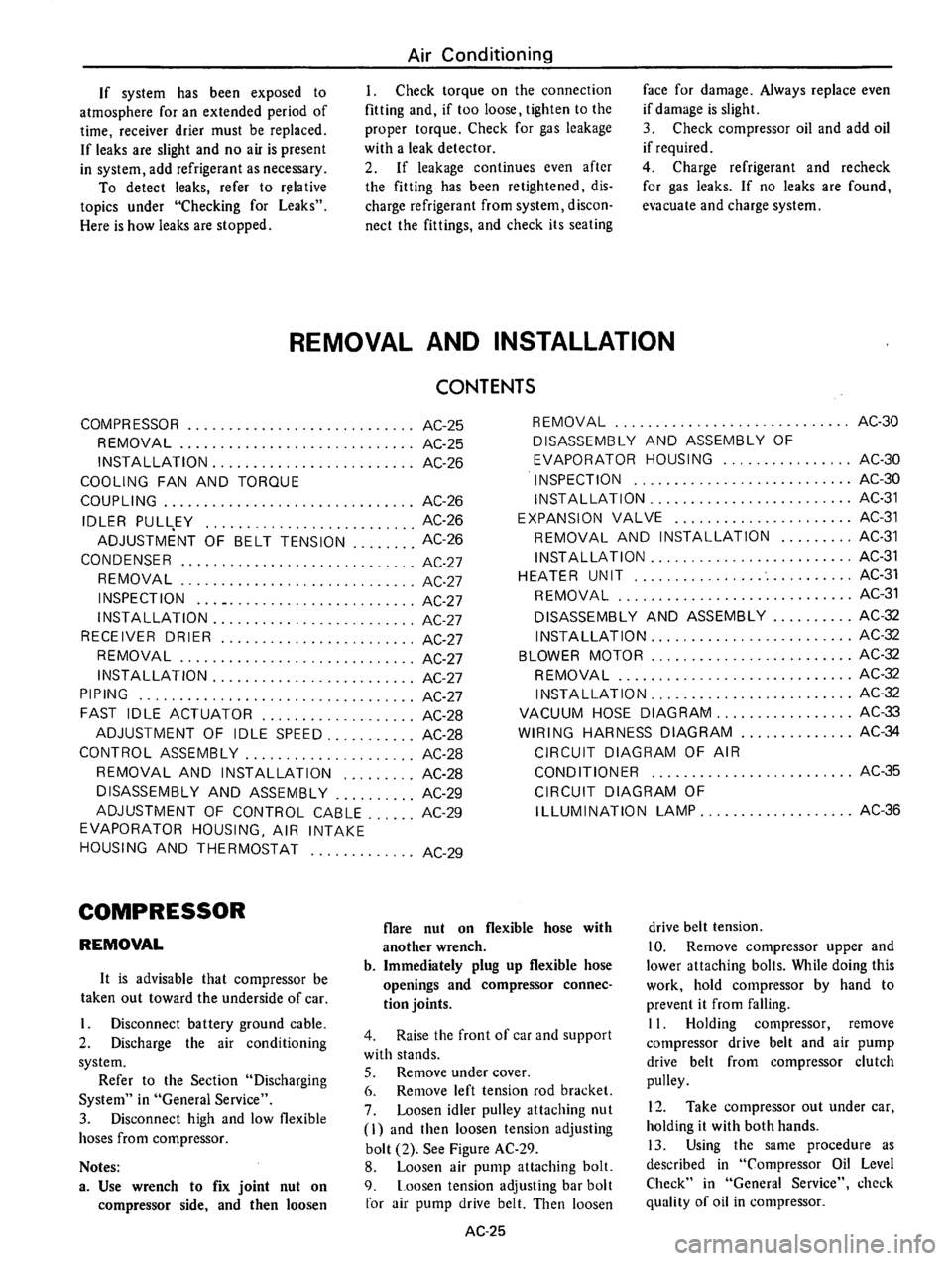 DATSUN 710 1975  Service Manual 