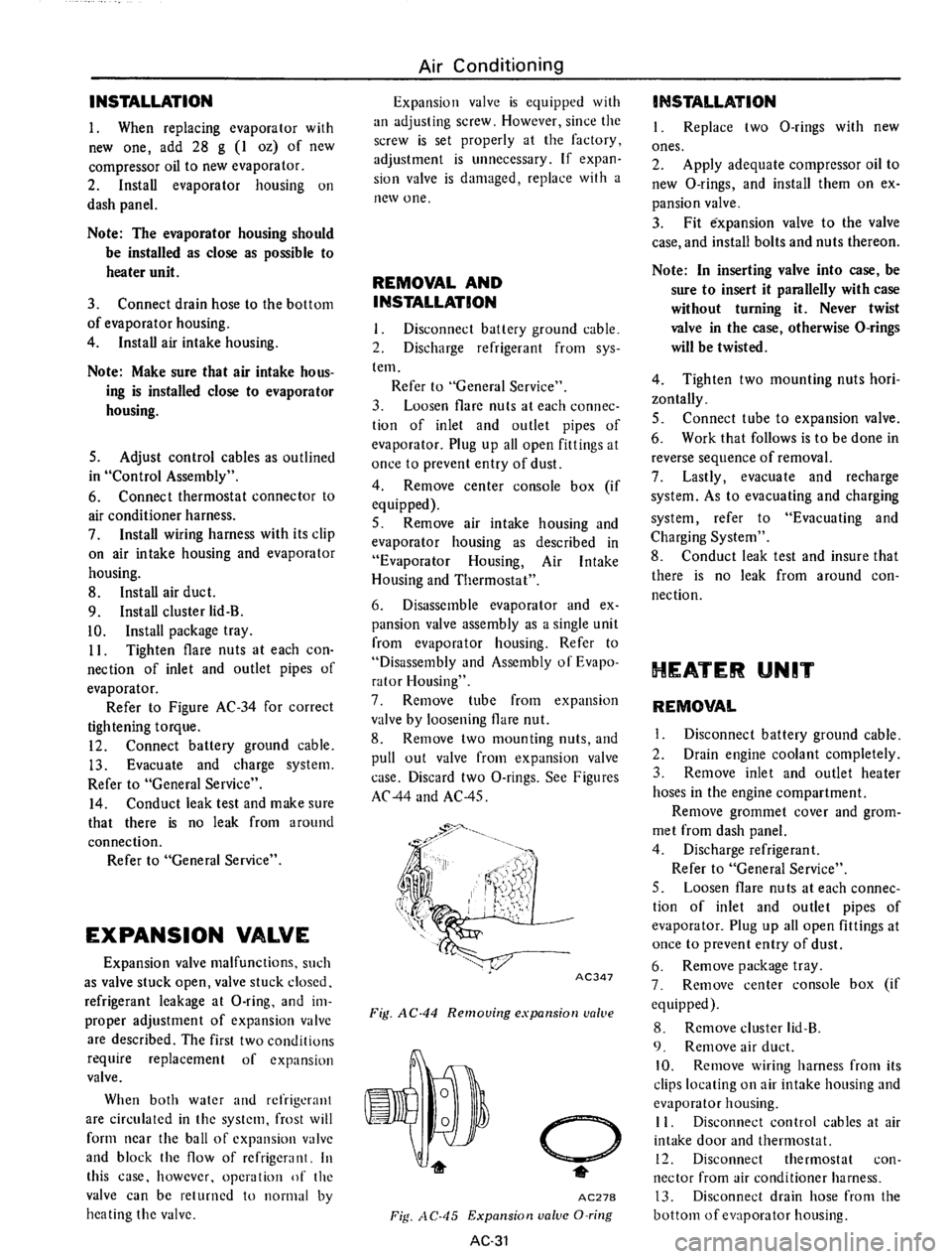 DATSUN 710 1975  Service Manual 