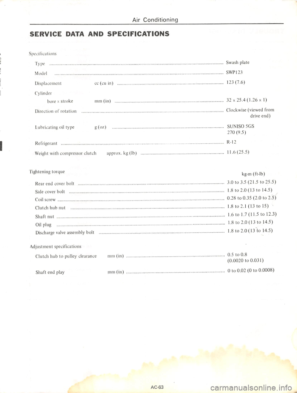 DATSUN 710 1975  Service Manual 