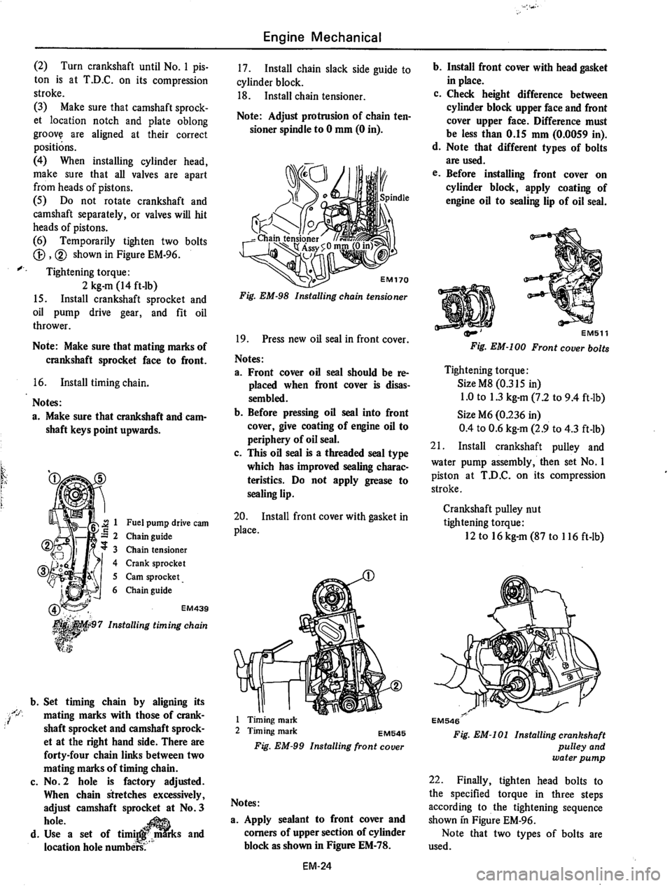 DATSUN 710 1975 Manual PDF 