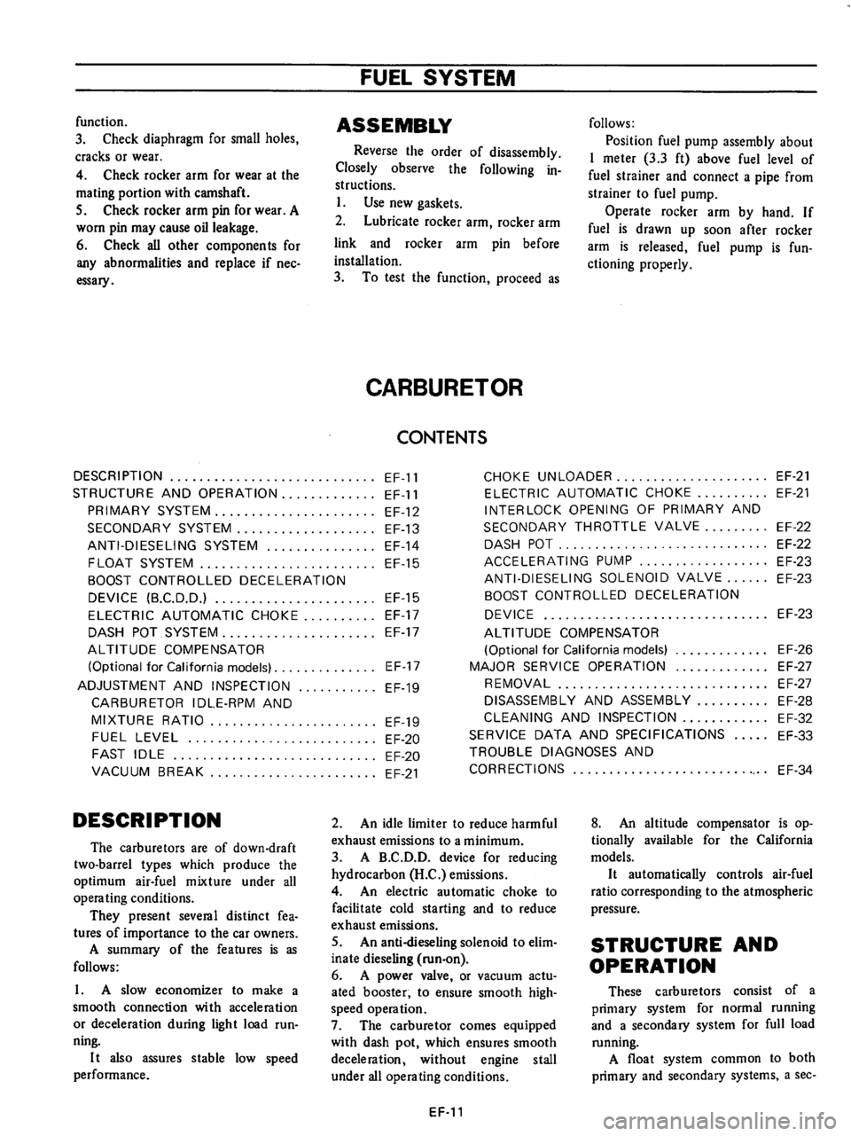 DATSUN 710 1976 Service Manual DATSUN 710 1976 Service Manual