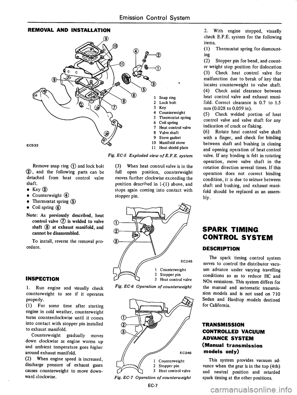 DATSUN 710 1976 Service Manual DATSUN 710 1976 Service Manual