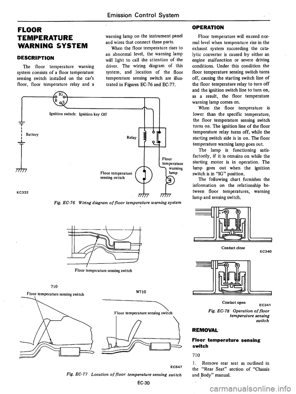 DATSUN 710 1976  Service Manual 