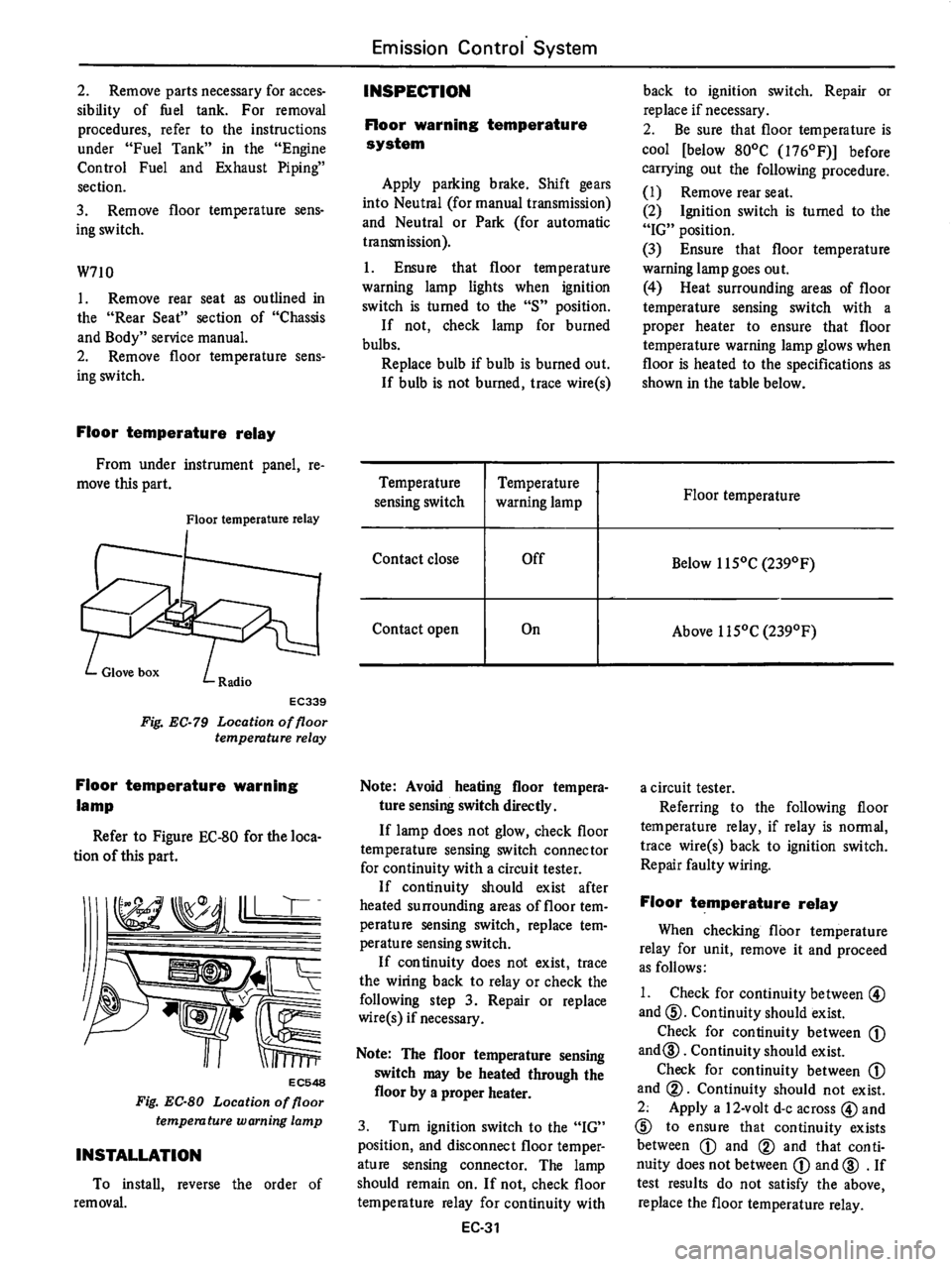DATSUN 710 1976  Service Manual 