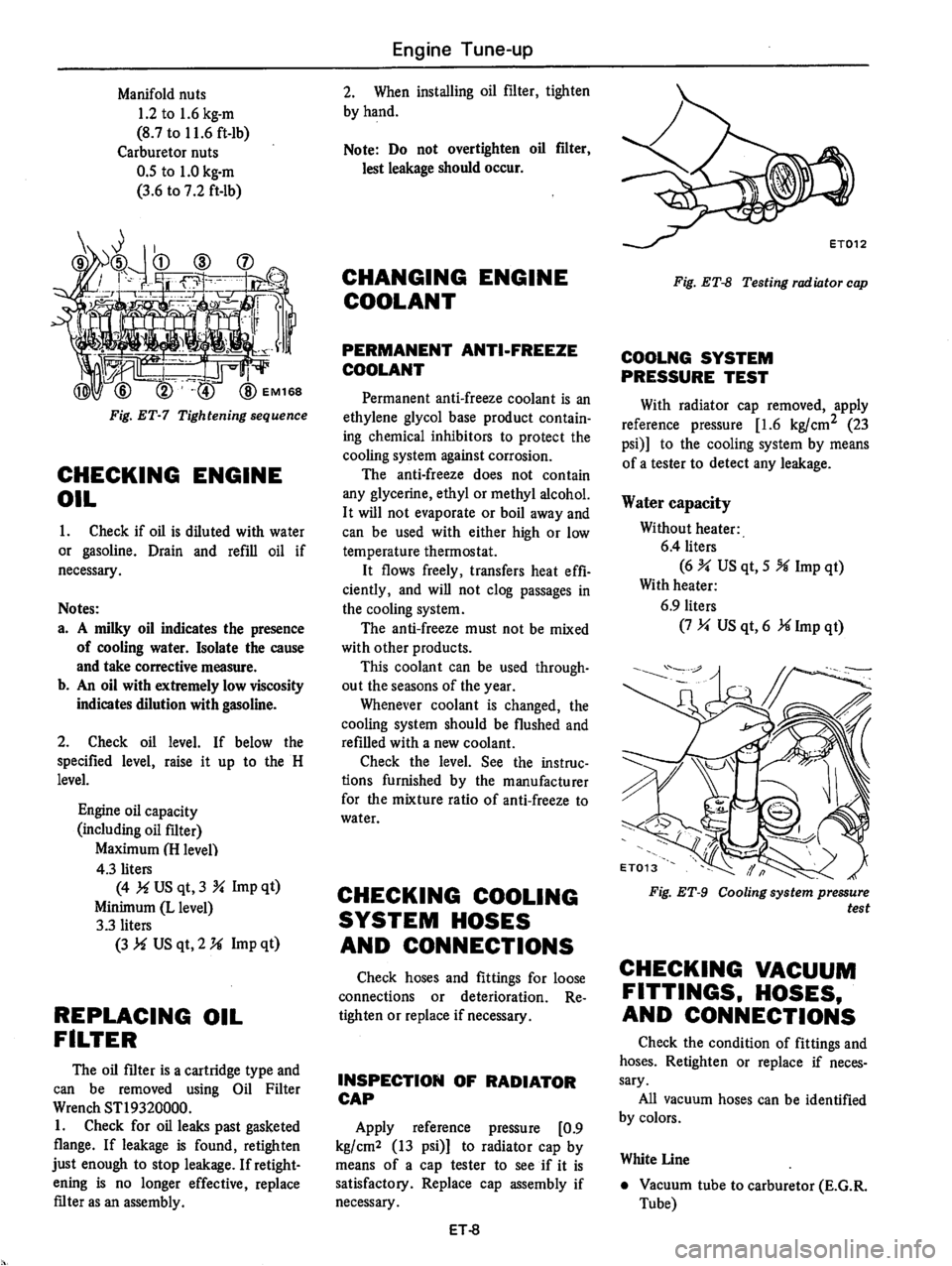 DATSUN 710 1976 User Guide 