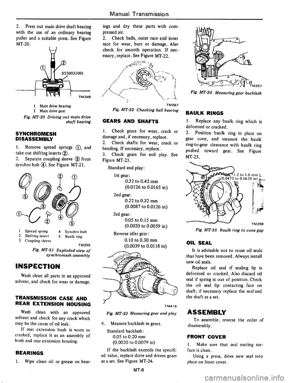 DATSUN 710 1976 Service Manual DATSUN 710 1976 Service Manual