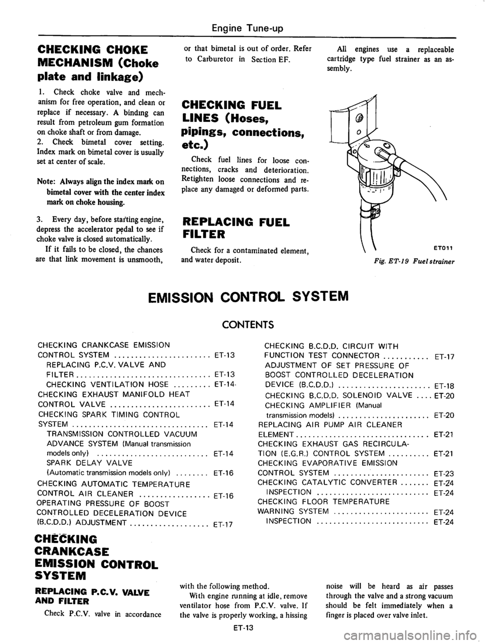 DATSUN 710 1976 Owners Manual 