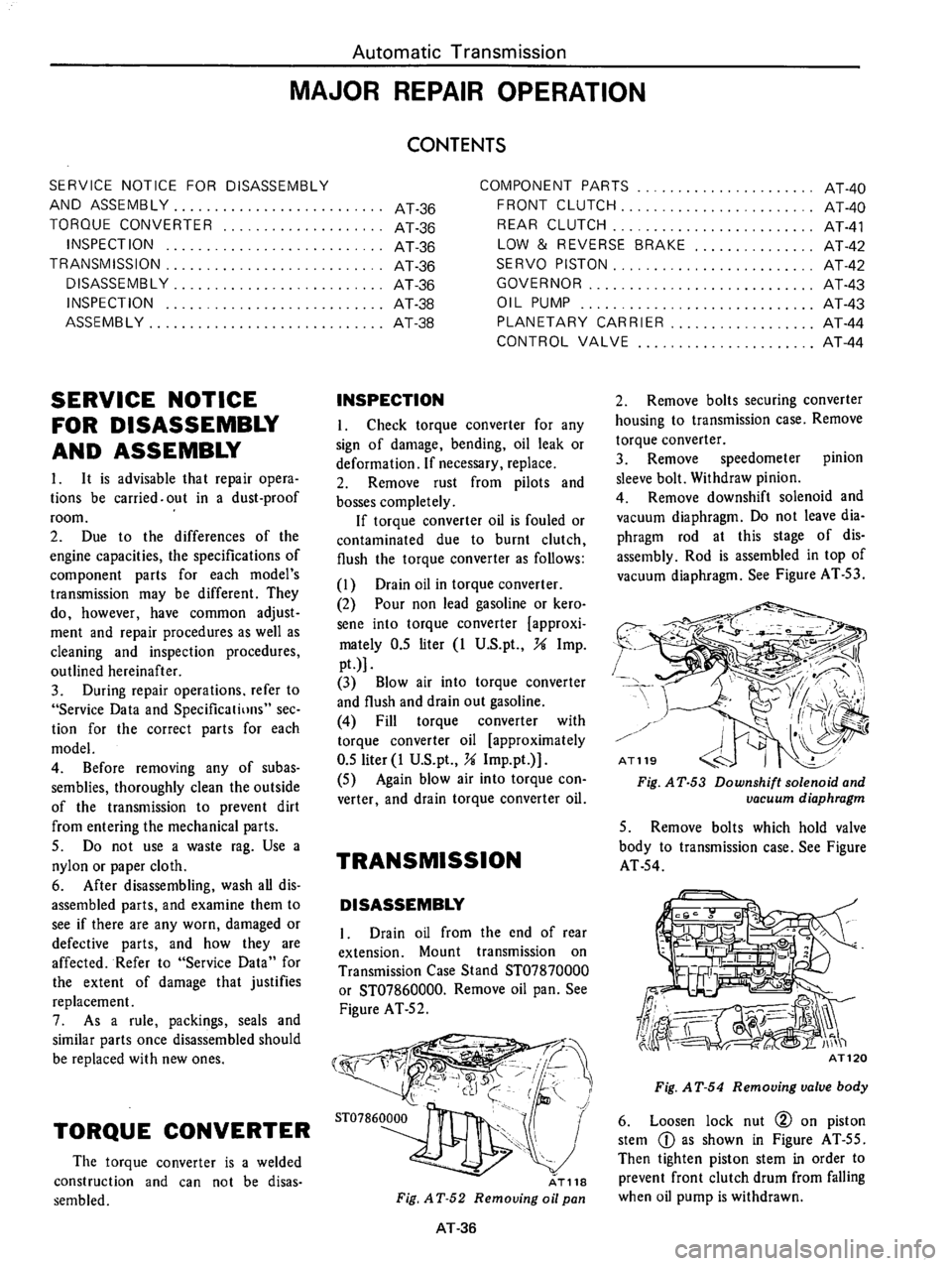 DATSUN 710 1976 Service Manual DATSUN 710 1976 Service Manual