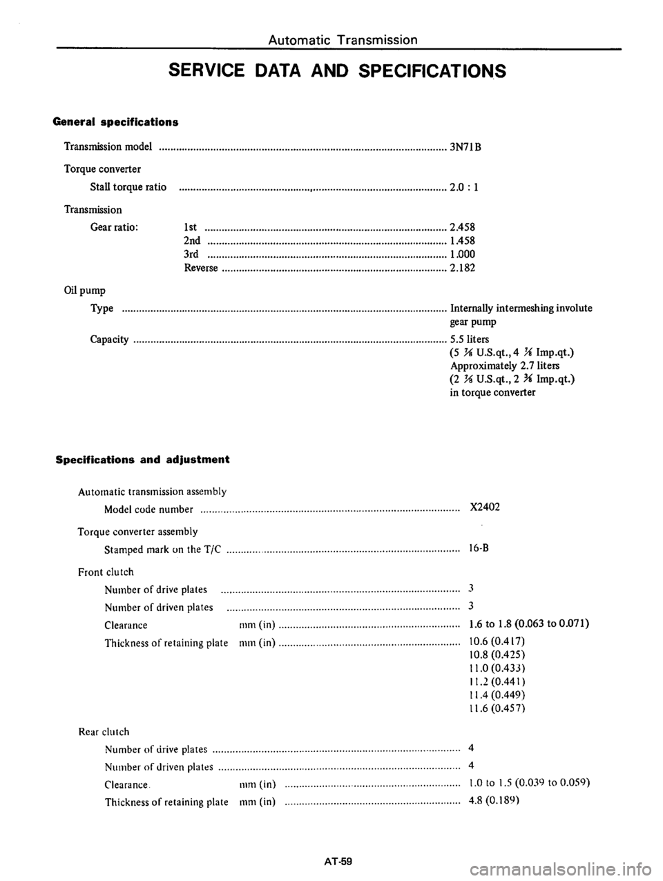 DATSUN 710 1976  Service Manual 