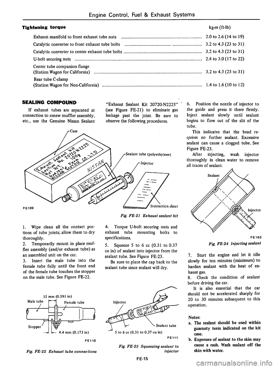DATSUN 710 1976  Service Manual 