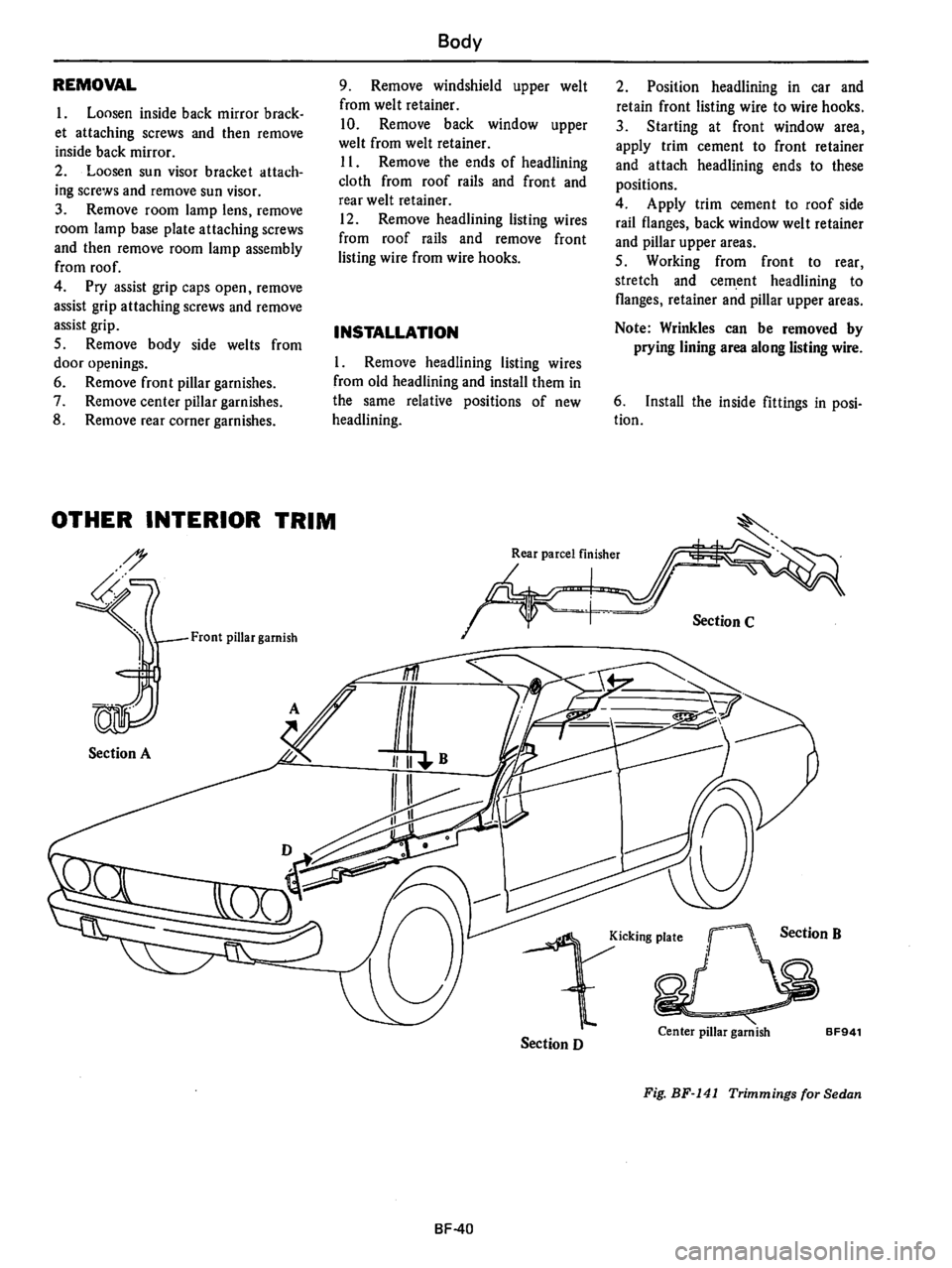 DATSUN 710 1976 Service Manual DATSUN 710 1976 Service Manual