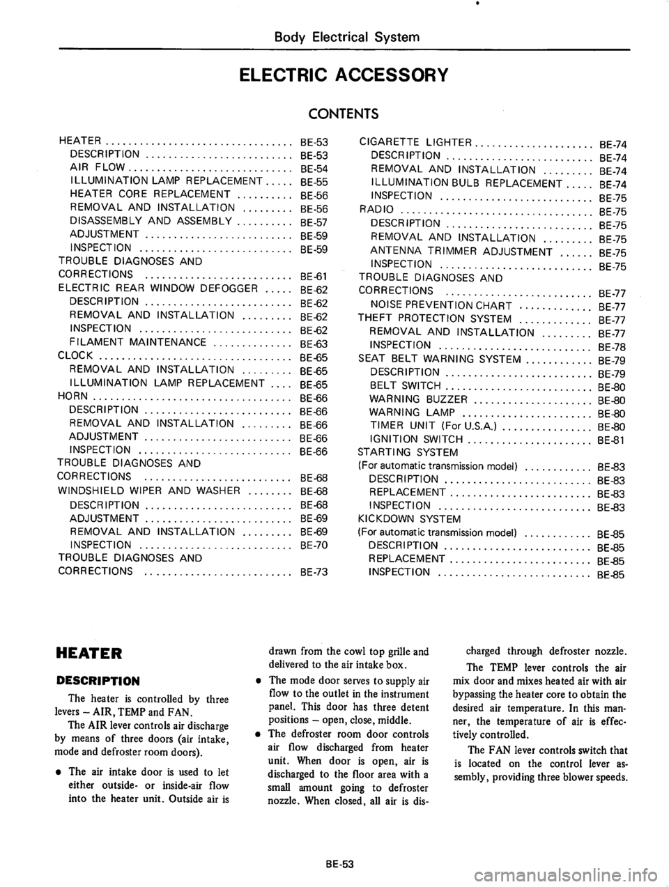 DATSUN 710 1976  Service Manual 