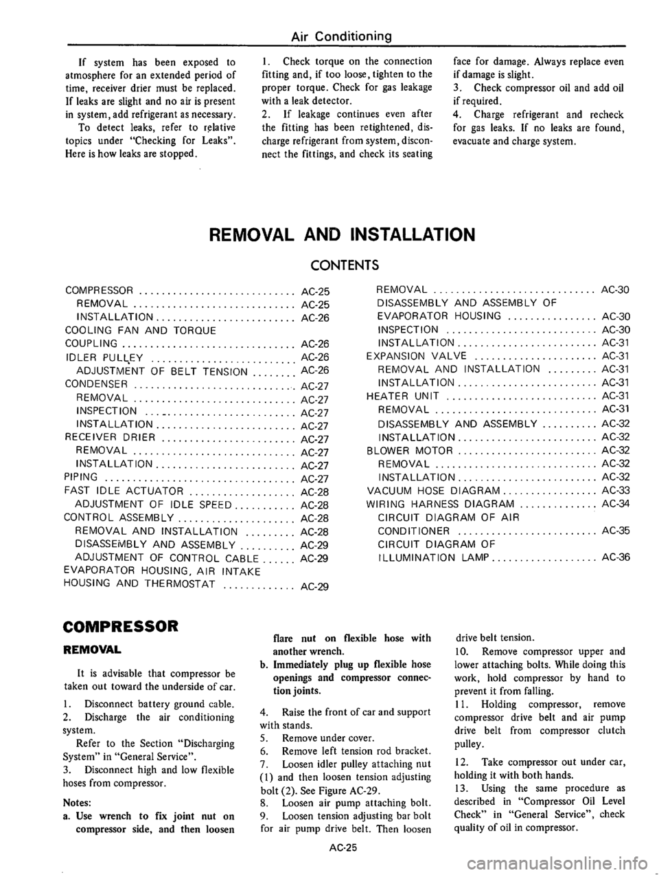 DATSUN 710 1976 Service Manual DATSUN 710 1976 Service Manual