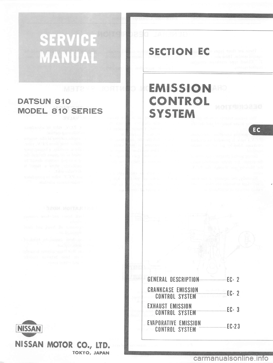 DATSUN 810 1977  Service Manual 