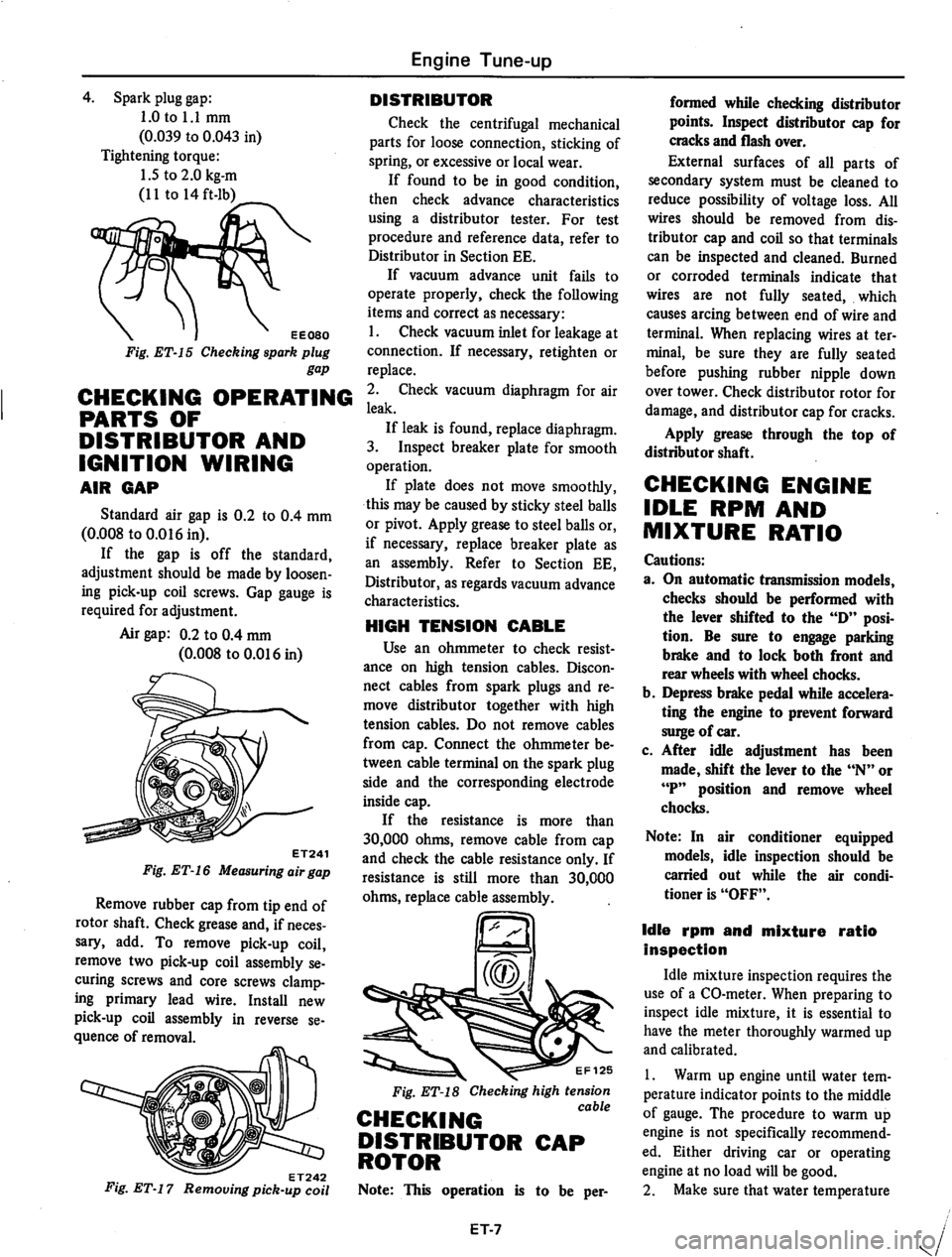 DATSUN 810 1977 User Guide DATSUN 810 1977 User Guide