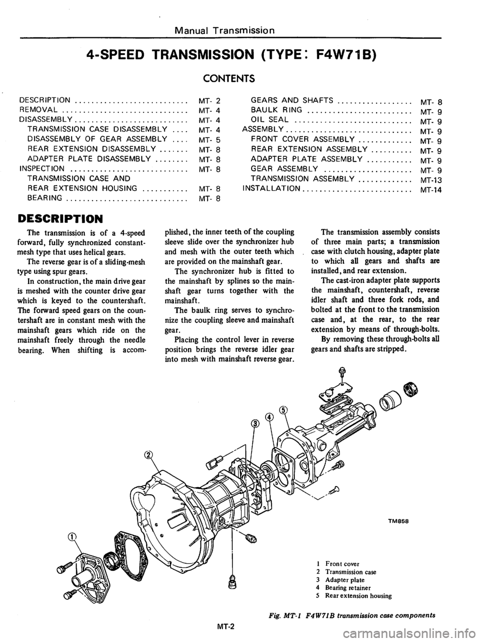 DATSUN 810 1977  Service Manual 