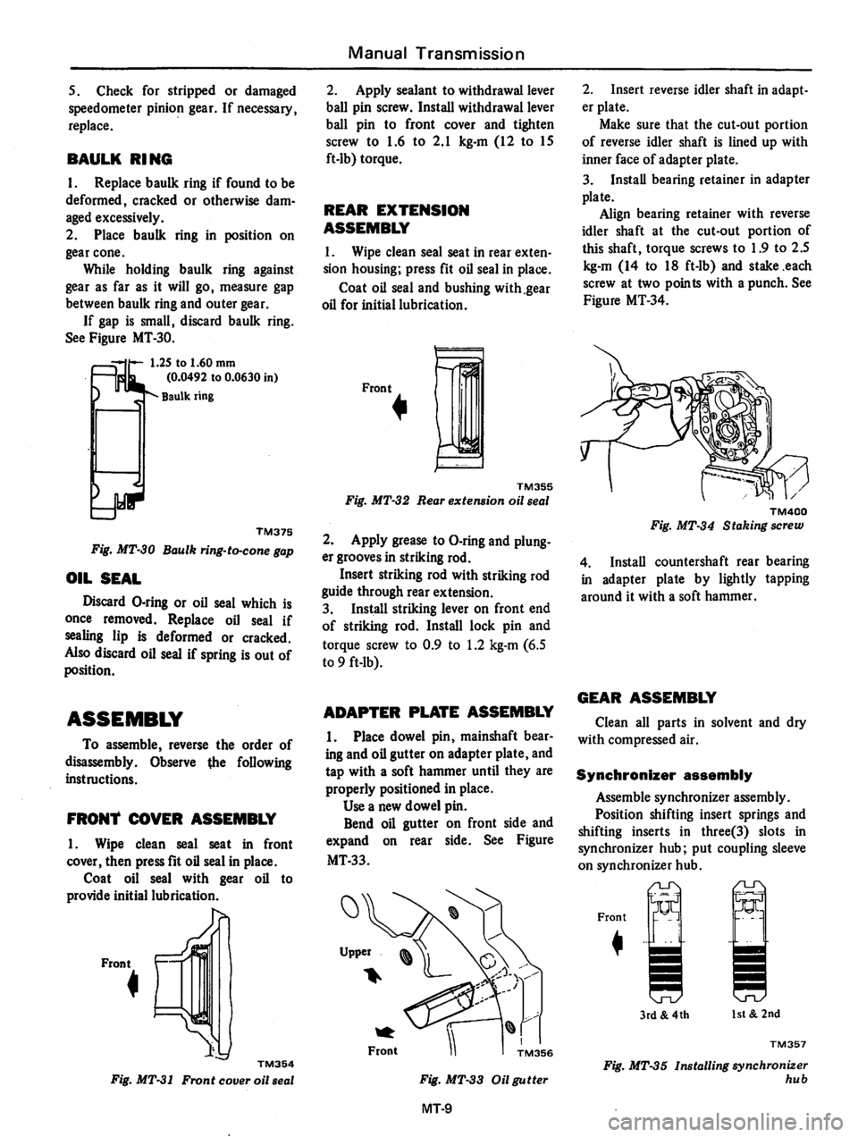 DATSUN 810 1977  Service Manual 