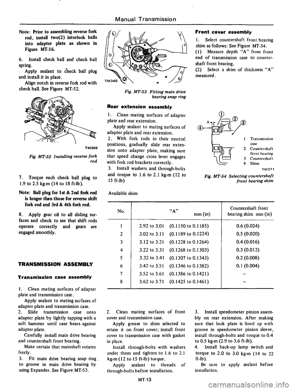 DATSUN 810 1977  Service Manual 