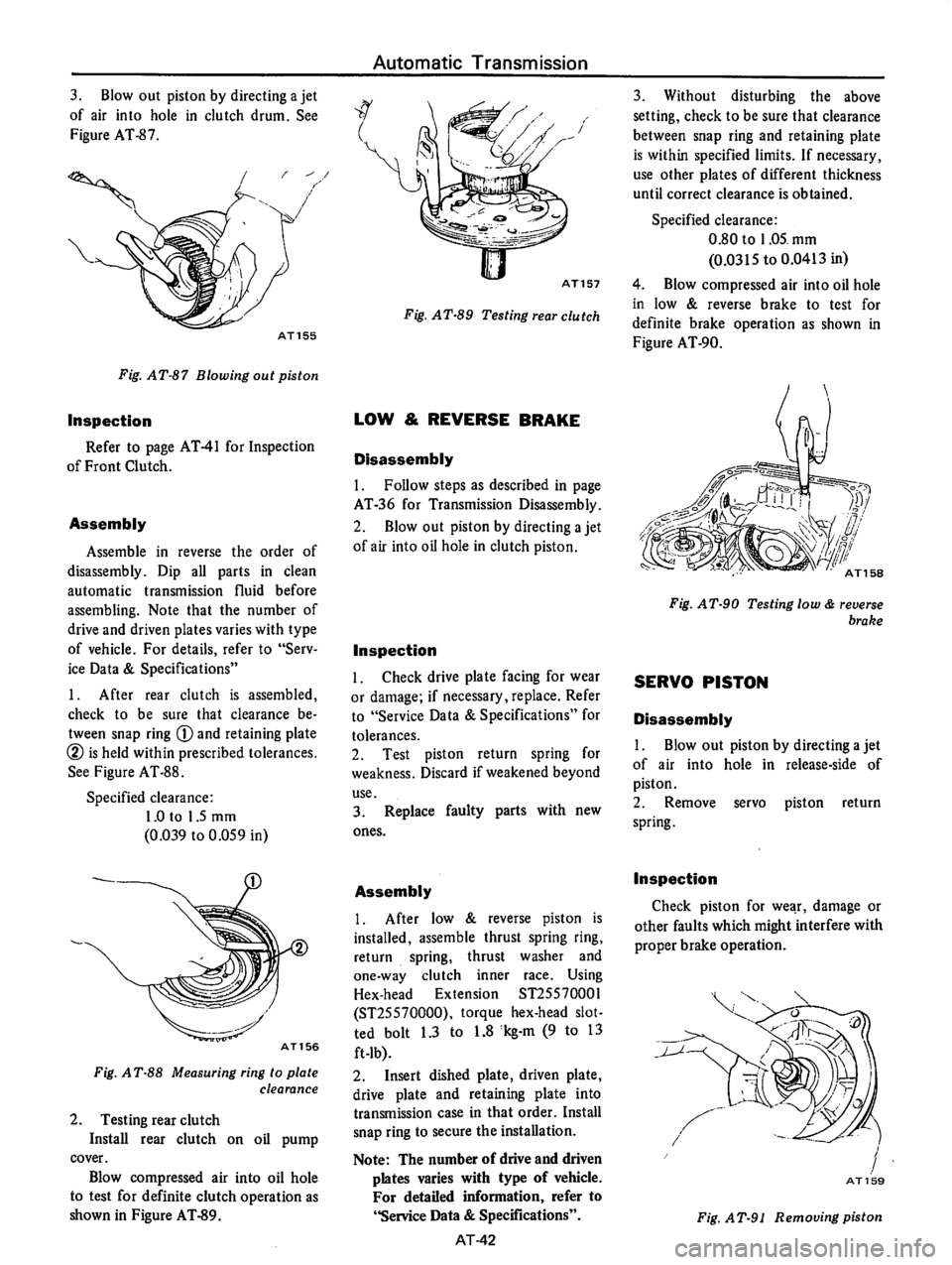 DATSUN 810 1977 Service Manual DATSUN 810 1977 Service Manual