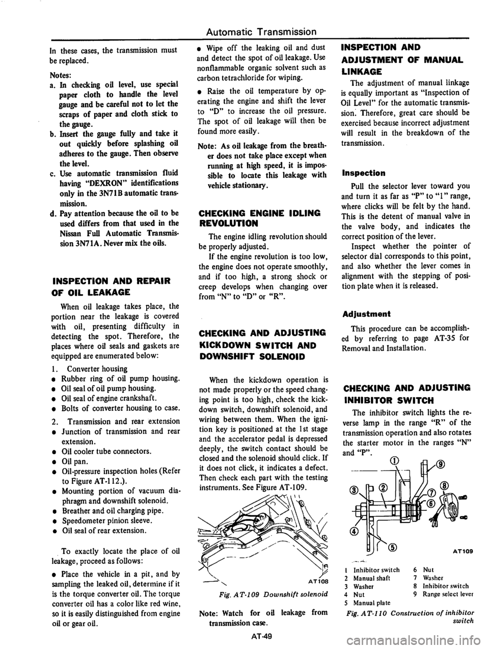DATSUN 810 1977  Service Manual 