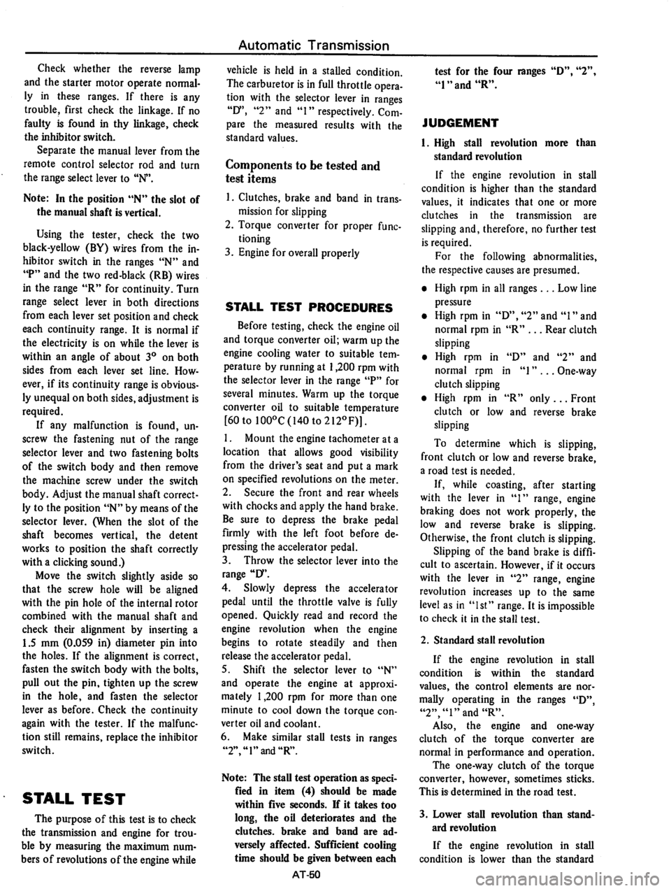 DATSUN 810 1977  Service Manual 