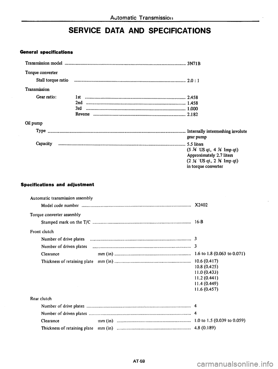 DATSUN 810 1977  Service Manual 