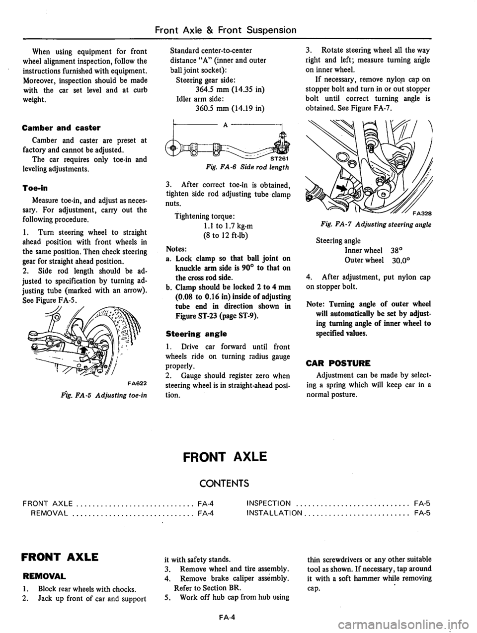 DATSUN 810 1977  Service Manual 