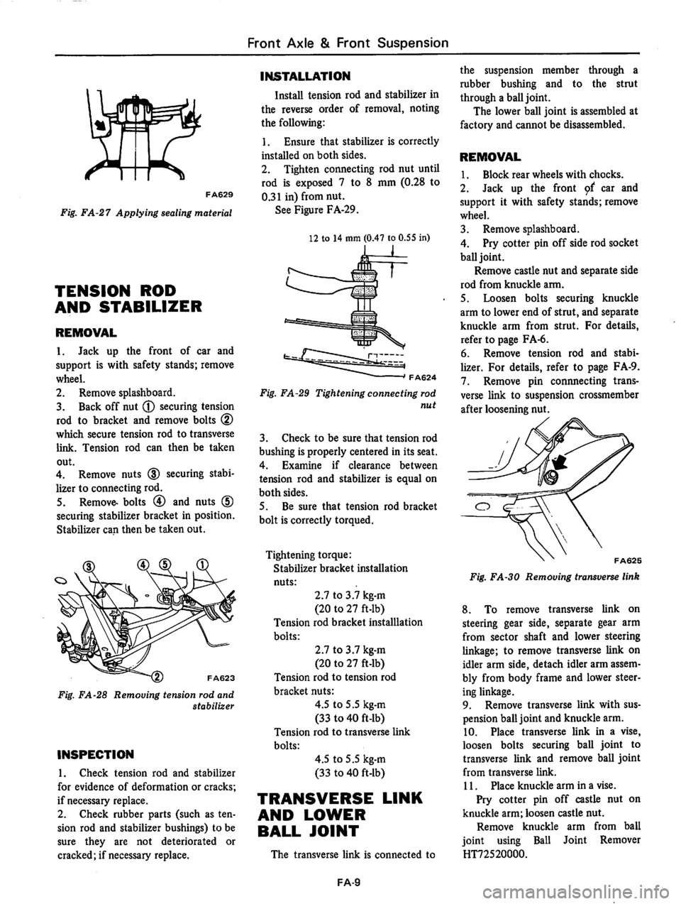 DATSUN 810 1977  Service Manual 