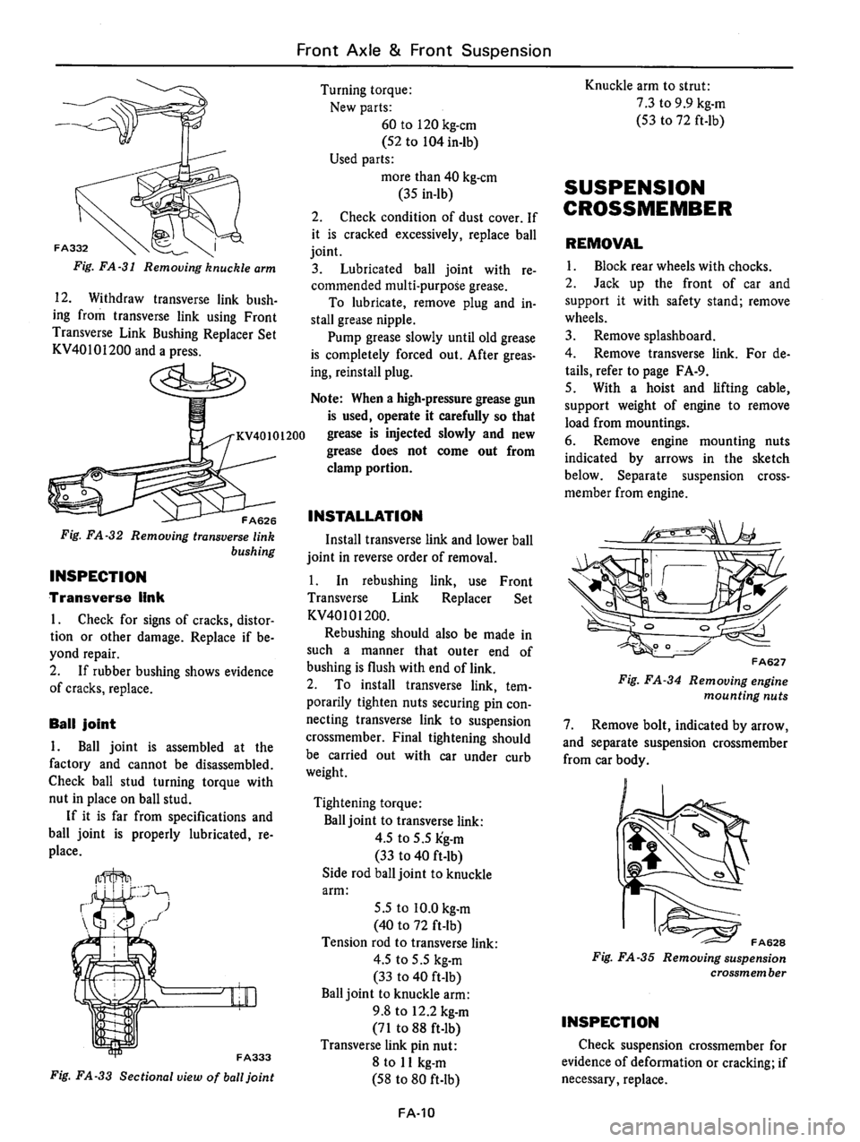 DATSUN 810 1977  Service Manual 