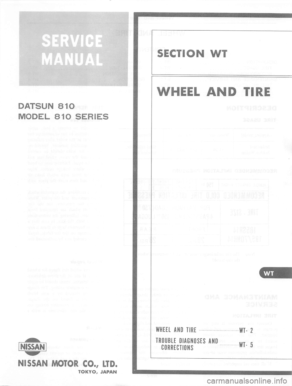DATSUN 810 1977  Service Manual 