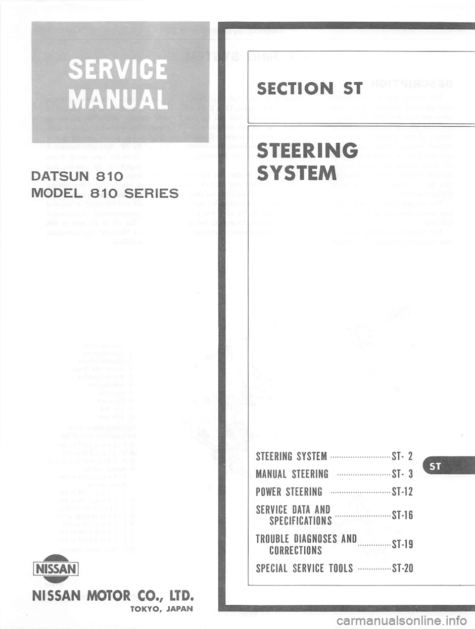 DATSUN 810 1977  Service Manual 