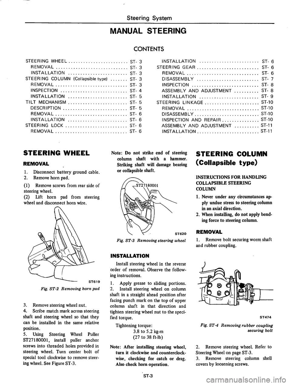 DATSUN 810 1977  Service Manual 