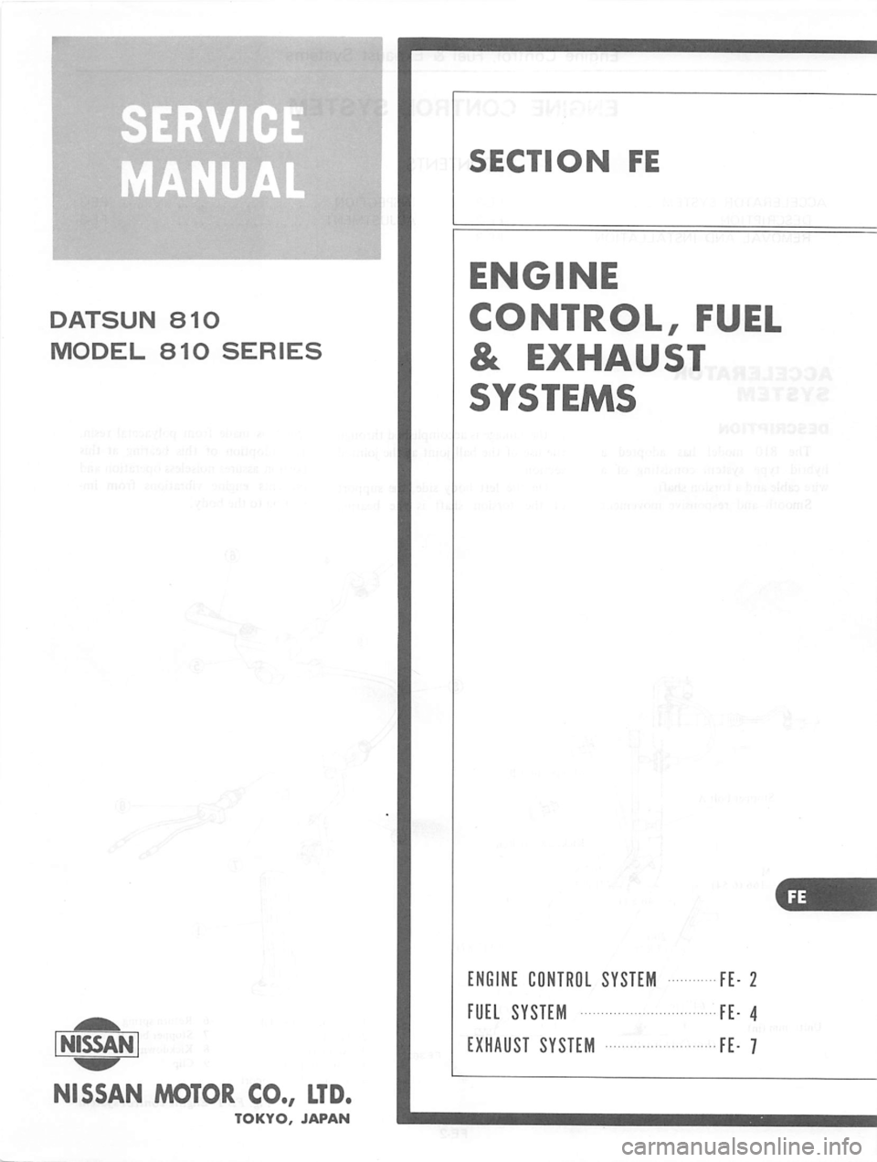 DATSUN 810 1977  Service Manual 