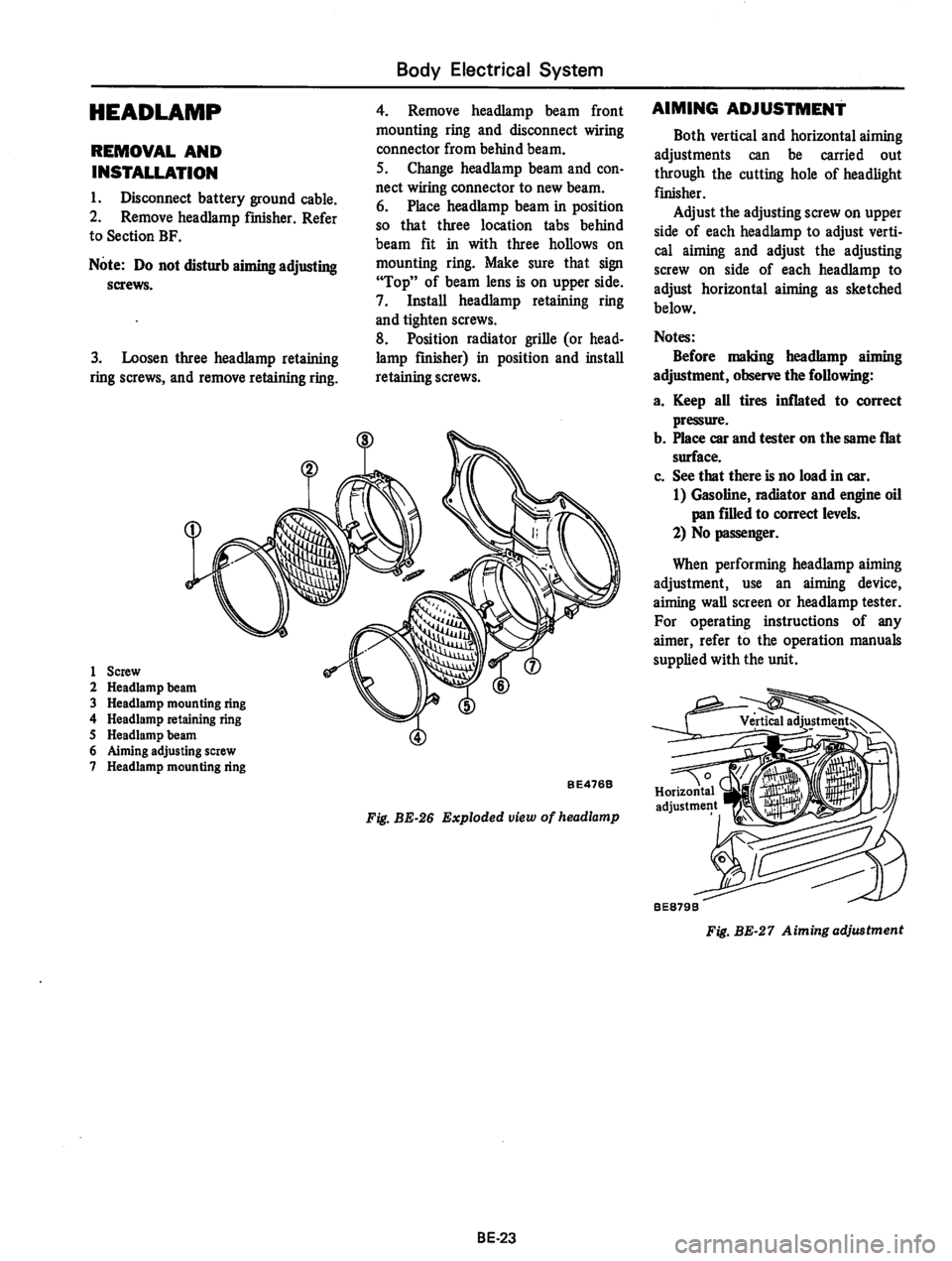 DATSUN 810 1977 Service Manual DATSUN 810 1977 Service Manual