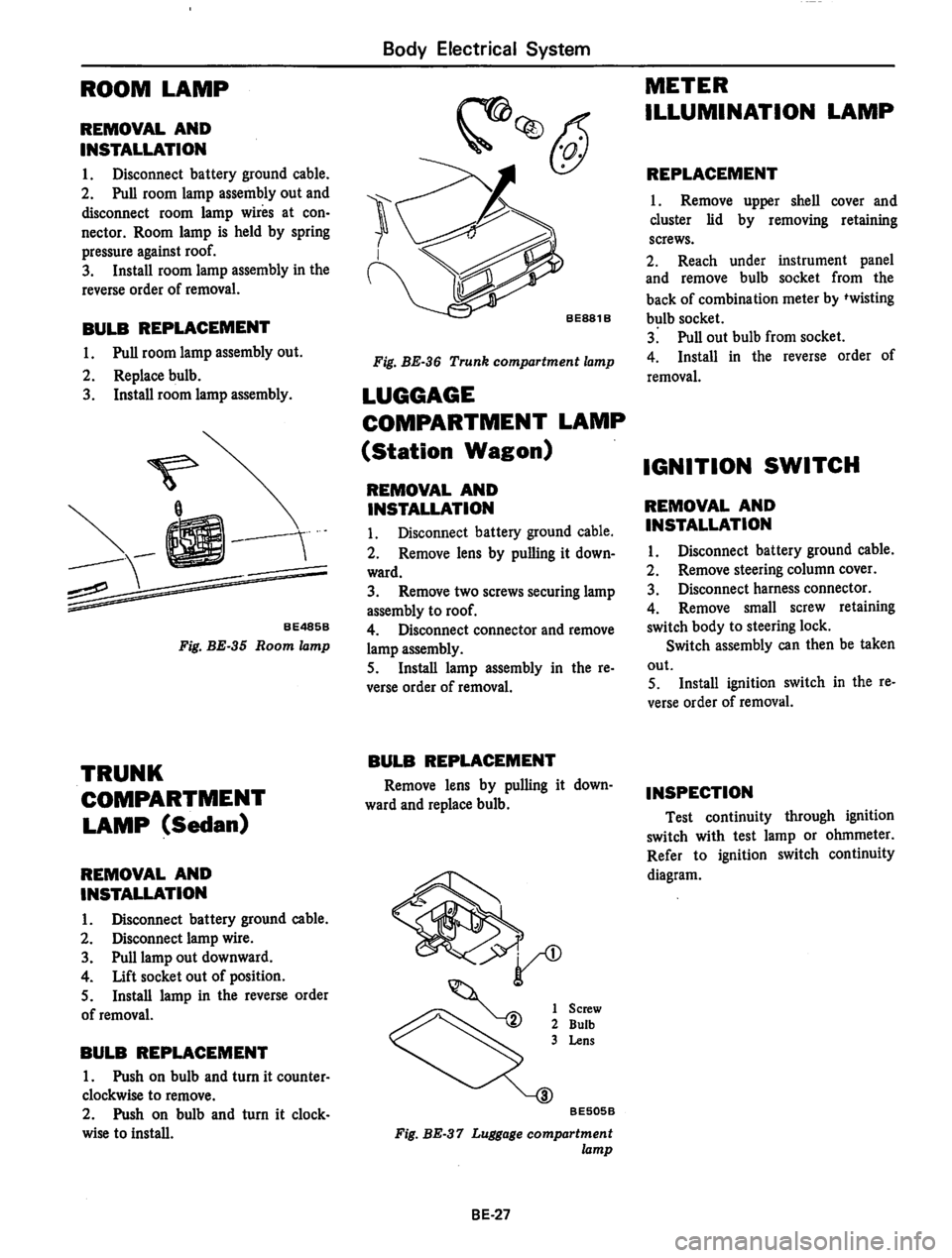 DATSUN 810 1977 Service Manual DATSUN 810 1977 Service Manual