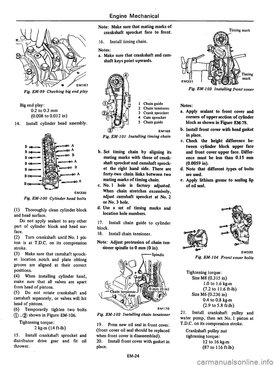 DATSUN 810 1977 Workshop Manual 