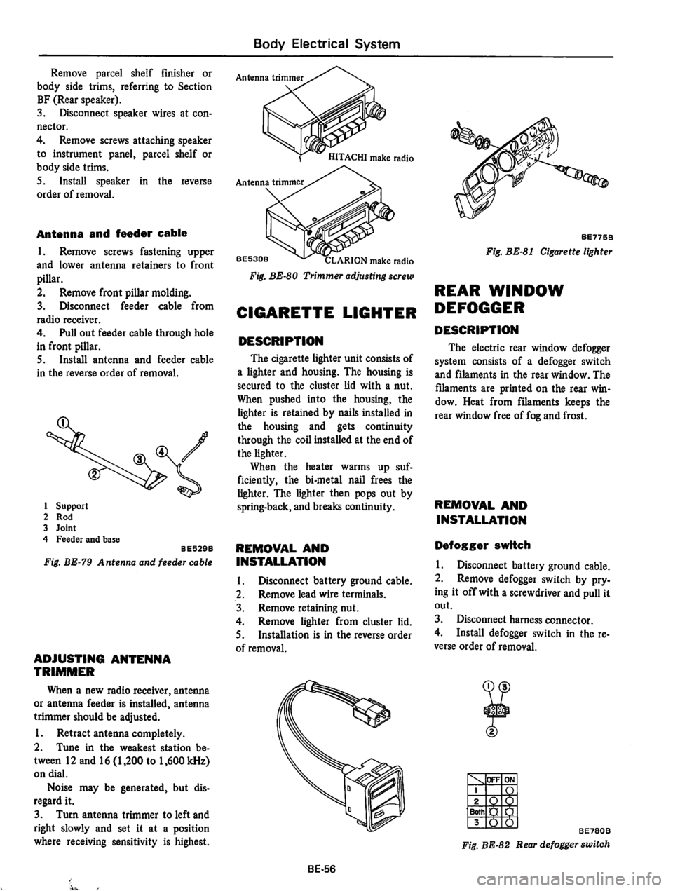DATSUN 810 1977 Service Manual DATSUN 810 1977 Service Manual