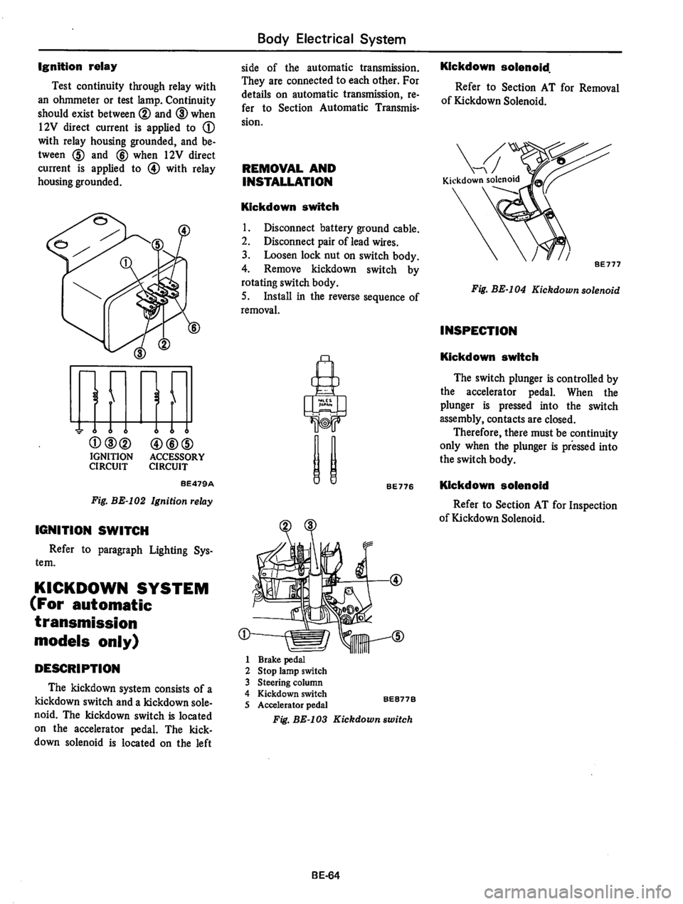 DATSUN 810 1977  Service Manual 
